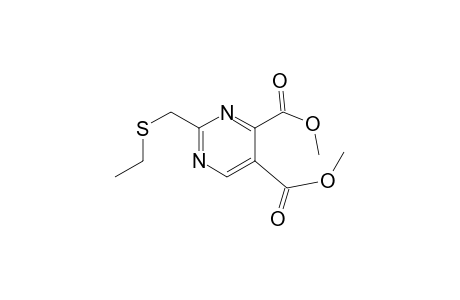 Dimethyl 2-[(Ethylthio)methyl]pyrimidine-4,5-dicarboxylate