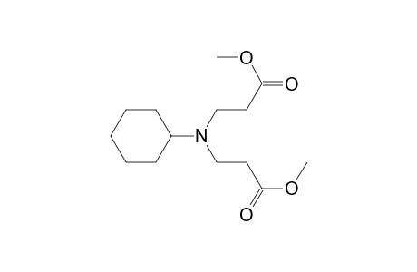3-[cyclohexyl-(3-keto-3-methoxy-propyl)amino]propionic acid methyl ester