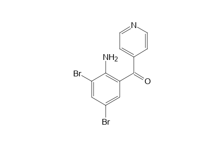 2-AMINO-3,5-DIBROMOPHENYL 4-PYRIDYL KETONE