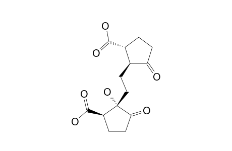 SARKOMYCIN-Z;(2S,2'S,3R,3'R)-2-HYDROXY-2,2'-ETHYLENEBIS-(CYClOPENTANE-3-CARBOXYLIC-ACID)
