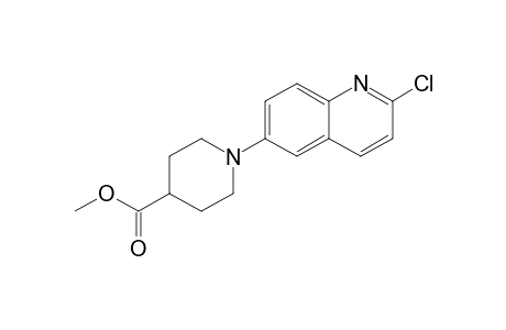 Methyl 1-(2-chloroquinolin-6-yl)piperidine-4-carboxylate