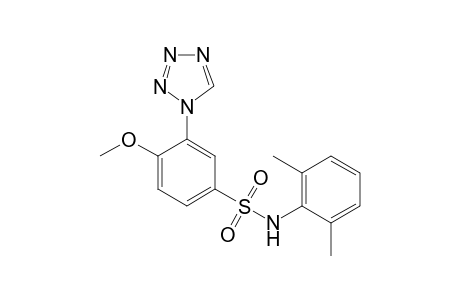 Benzenesulfonamide, N-(2,6-dimethylphenyl)-4-methoxy-3-tetrazol-1-yl-