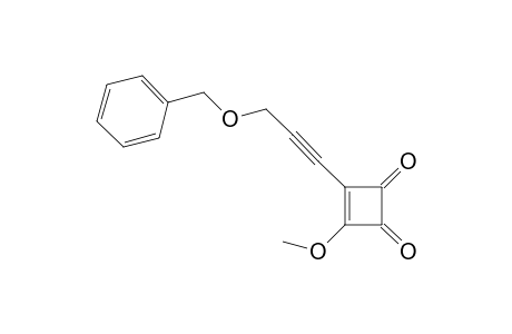 4-[3-(benzyloxy-1-propynyl]-3-methoxy-3-cyclobutene-1,2-dione