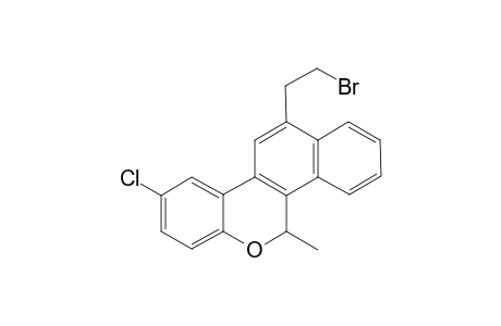 12-(2-Bromoethyl)-9-chloro-5-methyl-5H-naphtho[1,2-c]chromene