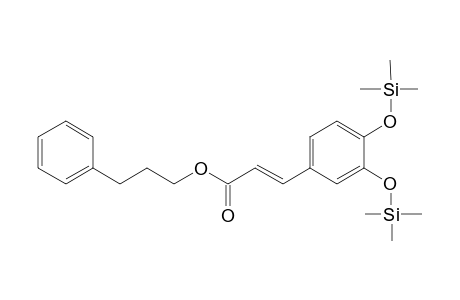 Caffeic acid <(E)-> hydrocinnamyl ester, di-TMS