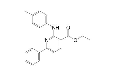 2-(4-Methylanilino)-6-phenyl-3-pyridinecarboxylic acid ethyl ester