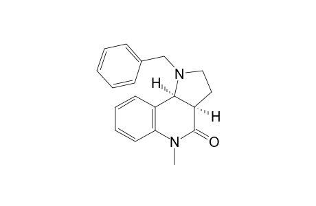cis-(3aR*,9bS*)-1-Benzyl-5-methyl-2,3,3a,4,5,9b-hexahydro-1H-pyrrolo[3,2-c]quinolin-4-one