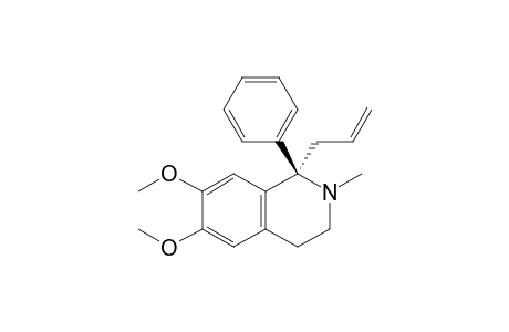 (1R*)-1-Allyl-6,7-dimethoxy-N-methyl-1-phenyl-1,2,3,4-tetrahydroisoquinoline