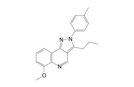 2-(4-Methylphenyl)-3-propyl-6-methoxypyrazolo[4,3-c]quinoline