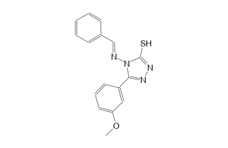 5-(3-methoxyphenyl)-4-{[(E)-phenylmethylidene]amino}-4H-1,2,4-triazole-3-thiol