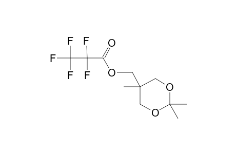 5-Hydroxymethyl-2,2,5-trimethyl-1,3-dioxane, pentafluoropropionate