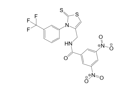 3,5-Dinitro-N-[2-thioxo-3-(3-trifluormethylphenyl)-2,3-dihydrothiazol-4-ylmethyl]-benzamide