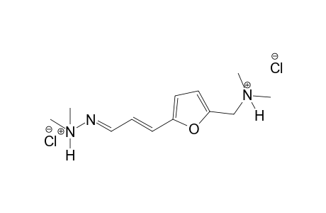 (1E,2E)-3-[5-(Dimethylaminomethyl)furan-2-yl]prop-2-enalDimethylhydrazone 2HCl