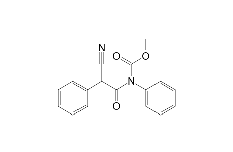 Methyl N-(2-cyano-2-phenyl-acetyl)-N-phenyl-carbamate