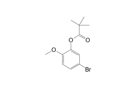 5-Bromo-2-methoxyphenyl pivalate