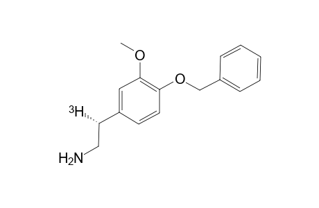 (2R)-2-(4-benzyloxy-3-methoxyphenyl)(2-3H1)ethylamine
