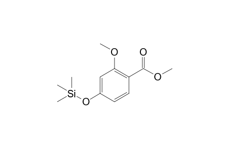 Trimethylsilyl ether, methyl ester of 2-Methoxy-4-hydroxybenzoic acid