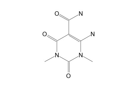 6-AMINO-1,3-DIMETHYL-2,4-DIOXO-1,2,3,4-TETRAHYDRO-5-PYRIMIDINECARBOXAMIDE