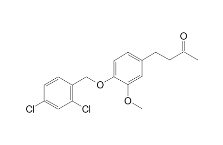4-(4-[(2,4-Dichlorobenzyl)oxy]-3-methoxyphenyl)-2-butanone