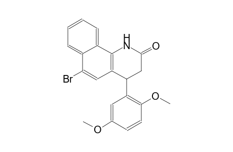 benzo[h]quinolin-2(1H)-one, 6-bromo-4-(2,5-dimethoxyphenyl)-3,4-dihydro-
