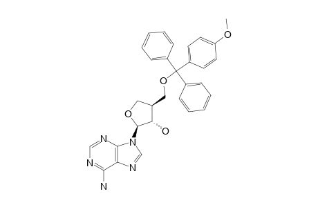 9-((1R,2R,3S)-TETRAHYDRO-2-HYDROXY-3-(((4-METHOXYPHENYL)-DIPHENYLMETHOXY)-METHYL)-1-FURANYL)-9H-ADENINE