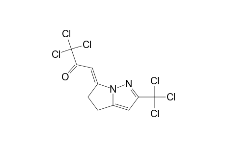 (3E)-1,1,1-trichloro-3-[2-(trichloromethyl)-4,5-dihydropyrrolo[5,1-e]pyrazol-6-ylidene]acetone