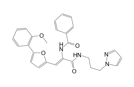 benzamide, N-[(Z)-2-[5-(2-methoxyphenyl)-2-furanyl]-1-[[[3-(1H-pyrazol-1-yl)propyl]amino]carbonyl]ethenyl]-