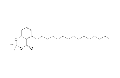 2,2-Dimethyl-5-pentadecyl-1,3-benzodioxin-4-one