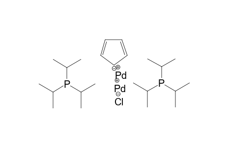 mu-Chloro-mu-(cyclopentadienyl)-bis(triisopropylphosphane)dipalladium(I)