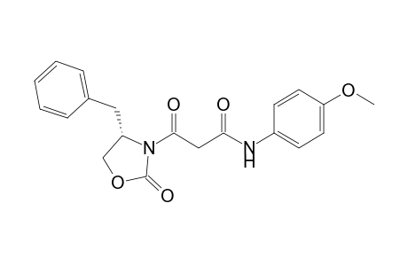 3-[(4S)-4-benzyl-2-keto-oxazolidin-3-yl]-3-keto-N-(4-methoxyphenyl)propionamide