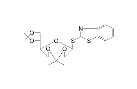 .beta.-D-Mannofuranoside, 1-(benzothiazol-2-ylthio)-2,3:5,6-di-O-isopropylidene-