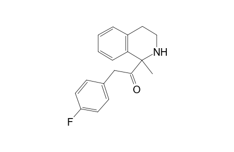 2-(4-Fluorophenyl)-1-(1-methyl-1,2,3,4-tetrahydroisoquinolin-1-yl)ethanone