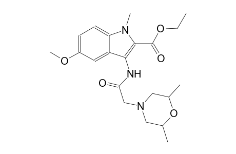 ethyl 3-{[(2,6-dimethyl-4-morpholinyl)acetyl]amino}-5-methoxy-1-methyl-1H-indole-2-carboxylate