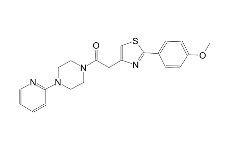 piperazine, 1-[[2-(4-methoxyphenyl)-4-thiazolyl]acetyl]-4-(2-pyridinyl)-