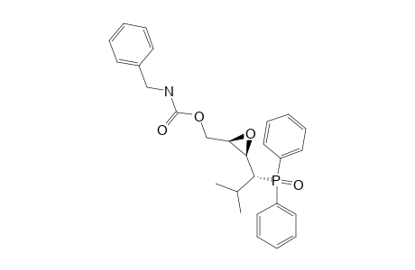 (2R,3S,4R)-1-[(N-BENZYLCARBAMOYL)-OXY]-4-DIPHENYLPHOSPHINOYL-2,3-EPOXY-5-METHYLHEXANE