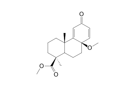 Methyl 8.beta.-methoxy-12-oxopodocarpa-9(11),13-dien-19-oate