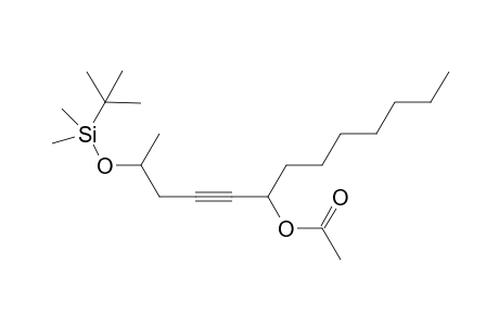 2-(tert-Butyldimethylsilyloxy)tridec-4-yn-6-yl acetate