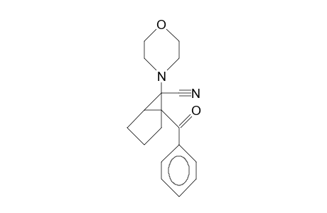 1a,5a,6b-1-Benzoyl-6-morpholino-bicyclo(3.1.0)hexane-6-carbonitrile