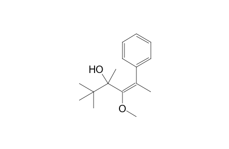(E)-4-Methoxy-2,2,3-trimethyl-5-phenylhex-4-en-3-ol