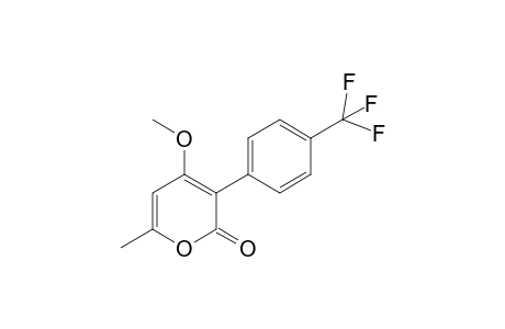 4-Methoxy-6-methyl-3-(4-trifluoromethylphenyl)-2H-pyran-2-one