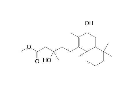1-naphthalenepentanoic acid, 3,4,4a,5,6,7,8,8a-octahydro-.beta.3-dihydroxy-.beta.,2,5,5,8a-pentamethyl-, methyl ester, [3S-[1-(R*),3.alpha.,4a.beta.,8a.alpha.]-