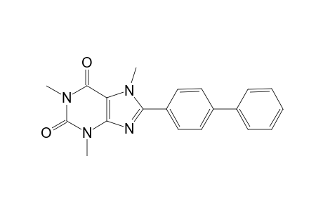 8-Biphenyl-1,3,7-trimethyl-3,7-dihydro-1H-purine-2,6-dione
