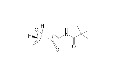 N-(((1R*,2S*,5R*)-3-Oxo-8-oxabicyclo[3.2.1]oct-6-en-2-yl)methyl)pivalamide