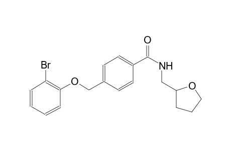 4-[(2-bromophenoxy)methyl]-N-(tetrahydro-2-furanylmethyl)benzamide