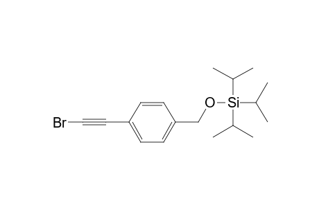 1-Bromo-2-[4-(triisopropylsilyloxymethyl)phenyl]ethyne