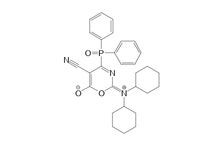 (5-CYANO-2-DICYCLOHEXYLAMINO-6-OXO-6H-1,3-OXAZIN-4-YL)-DIPHENYLPHOSPHINOXIDE