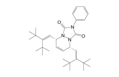 (5R,8S)-5,8-bis(2-tert-butyl-3,3-dimethyl-but-1-enyl)-2-phenyl-5,8-dihydro-[1,2,4]triazolo[1,2-a]pyridazine-1,3-dione