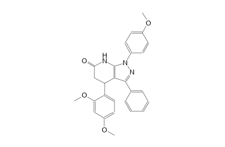 6H-pyrazolo[3,4-b]pyridin-6-one, 4-(2,4-dimethoxyphenyl)-1,4,5,7-tetrahydro-1-(4-methoxyphenyl)-3-phenyl-