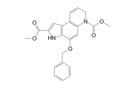 4-Benzoxy-3,7-dihydropyrrolo[3,2-f]quinoline-2,6-dicarboxylic acid dimethyl ester