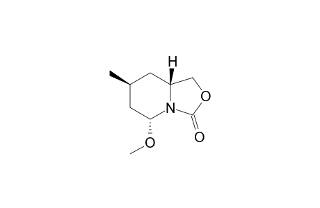 (5S,7R,8aR)-Tetrahydro-5-methoxy-7-methyl-1Hoxazolo[3,4-a]pyridin-3(5H)-one